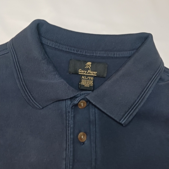 Gary Player Dark Navy Short Sleeve Golf Polo Shirt. - Picture 2 of 6
